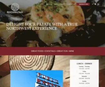 Redcedarandsage.com(Great food) Screenshot