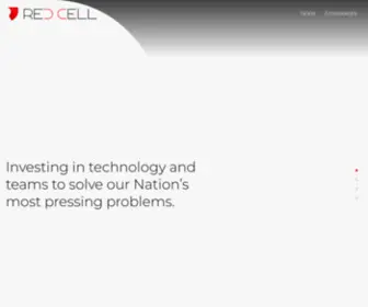 Redcellpartners.com(On a Mission to Propel Innovation) Screenshot