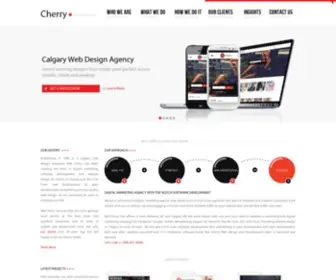Redcherryinc.ca(Calgary Web Design by Red Cherry. Red Cherry) Screenshot