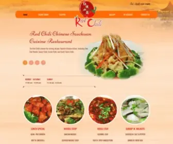 Redchilirestaurant.com(Red Chili Chinese Szechuan Cuisine Restaurant) Screenshot