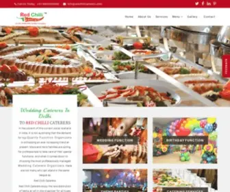 Redchillicaterers.com(Red Chilli Caterers) Screenshot