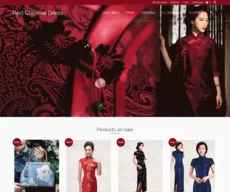 Redchinesedress.com(Chinese wedding cheongsam) Screenshot