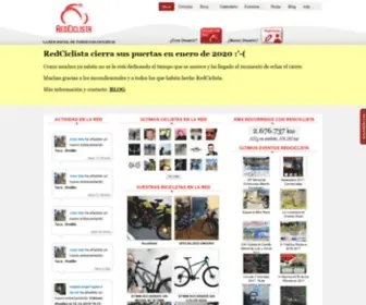 Redciclista.com(Cierre de Red Ciclista) Screenshot