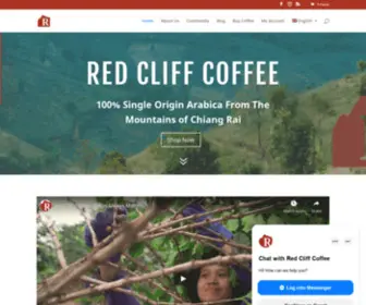 Redcliffcoffee.com(Red Cliff Coffee) Screenshot