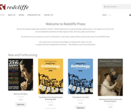 Redcliffepress.co.uk(Publishing since 1976) Screenshot