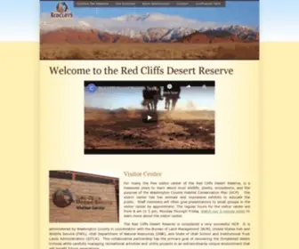 Redcliffsdesertreserve.com(Red Cliffs Desert Reserve) Screenshot