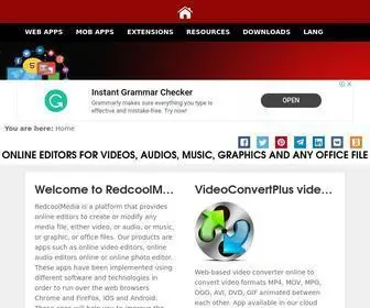 Redcoolmedia.net(RedcoolMedia edit videos) Screenshot