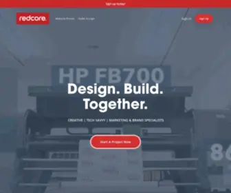 Redcore.com(Creative Company) Screenshot