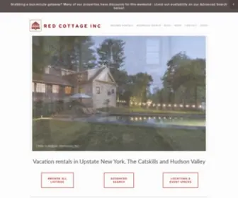 Redcottageinc.com(Fine Vacation Rentals in Upstate New York) Screenshot