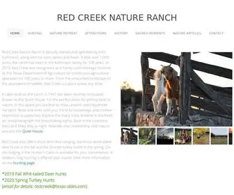 Redcreeknatureranch.com(Red Creek Nature Ranch) Screenshot