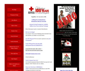 Redcross-CMD.org(Red Cross Maryland) Screenshot