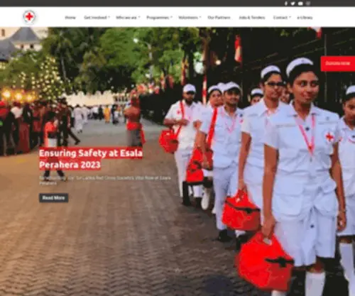 Redcross.lk(Sri Lanka Red Cross) Screenshot
