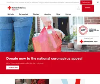 Redcross.org.uk(The British Red Cross) Screenshot