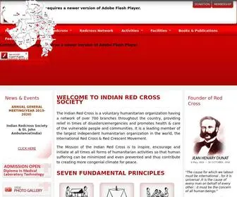 Redcrossgujarat.org(Indian Red Cross Society) Screenshot