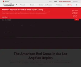 Redcrossla.org(The American Red Cross Los Angeles Region) Screenshot