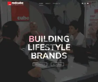 Redcube.co(A Creative Collaboration) Screenshot