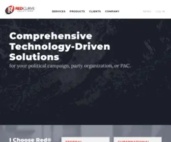 Redcurve.com(In the world of politics and campaigns) Screenshot