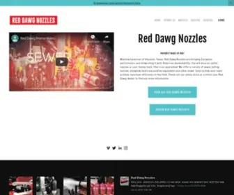 Reddawgnozzles.com(Red Dawg Sewer Cleaning Nozzles) Screenshot