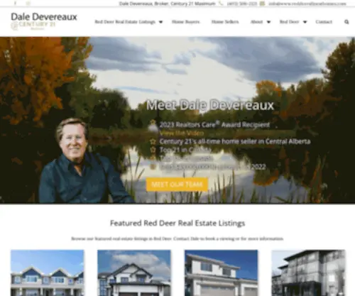 Reddeersfinesthomes.com(Red Deer Real Estate) Screenshot