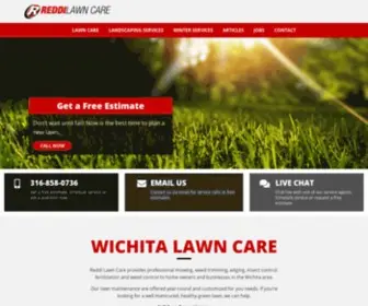 Reddilawnmaintenance.com(Wichita Lawn Care and Landscaping Service) Screenshot