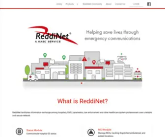 Reddinet.com(Helping save lives through emergency communication) Screenshot