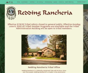 Redding-Rancheria.com(A Proud Sovereign Nation) Screenshot