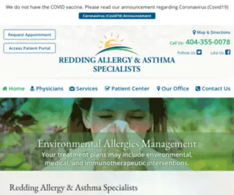 Reddingallergyspecialists.com(Reddingallergyspecialists) Screenshot