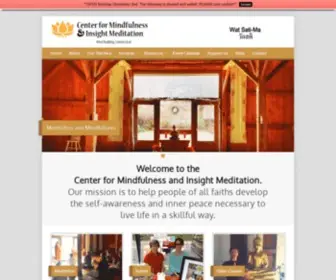 Reddingmeditation.org(Center for Mindfulness & Insight Meditation) Screenshot