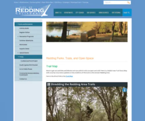 Reddingtrails.com(Redding Trails) Screenshot