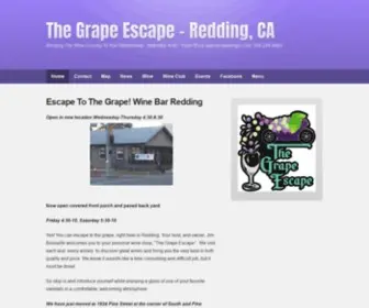 Reddingwine.com(A Premium Wine Bar in downtown Redding CA) Screenshot