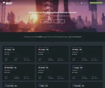Redditplayrust.com(Reddit's PlayRust Community) Screenshot