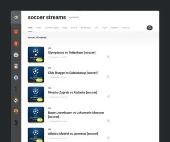 Redditsoccerstreams.site(Football Live Stream Free) Screenshot