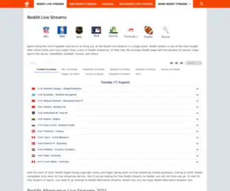 Redditstreams.cc(redditstreams) Screenshot