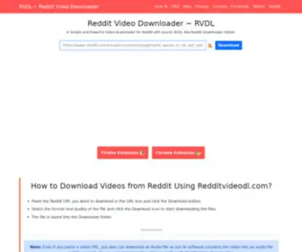 Redditvideodl.com(Reddit video downloader) Screenshot