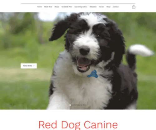 Reddogstable.com(Red Dog Canine Center Inc) Screenshot