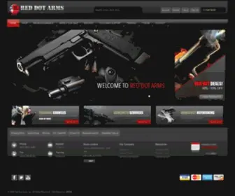 Reddotarms.com(Red Dot Arms) Screenshot