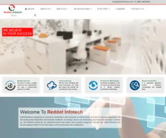 Reddotinfotech.com(Reddot Infotech) Screenshot