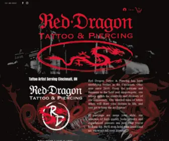 Reddragoncincinnati.com(Red Dragon Tattoo & Piercing) Screenshot