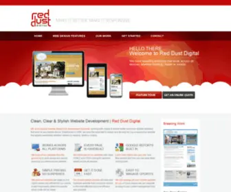 Reddustdigital.com(Web Design) Screenshot