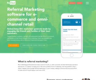 Redeal.se(Referral Marketing) Screenshot
