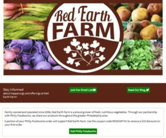 Redearthfarm.org(Red Earth Farm) Screenshot