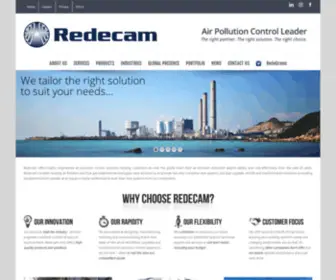 Redecam.com(Air Pollution Control Leader) Screenshot