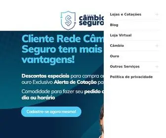 Redecambioseguro.com.br(Rede Câmbio Seguro) Screenshot