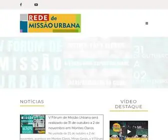 Rededemissaourbana.org.br(Rede de Missão Urbana) Screenshot