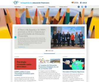 Rededucacionfinanciera.es(Web Educación Financiera) Screenshot