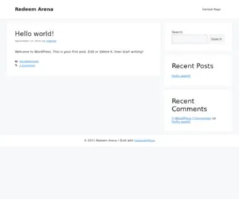 Redeemarena.com(Redeem Arena) Screenshot