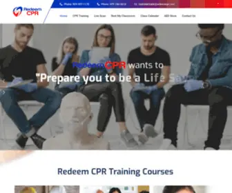 RedeemcPR.com(Redeem CPR) Screenshot