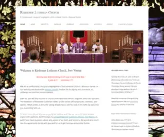 Redeemer-Fortwayne.org(Redeemer Lutheran Church) Screenshot