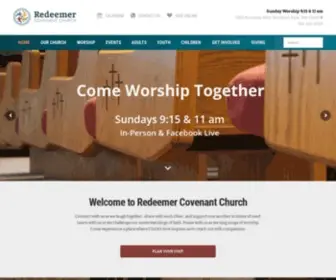 Redeemercov.org(Redeemer Covenant Church) Screenshot