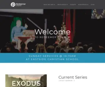 Redeemereastside.com(Redeemer Church) Screenshot